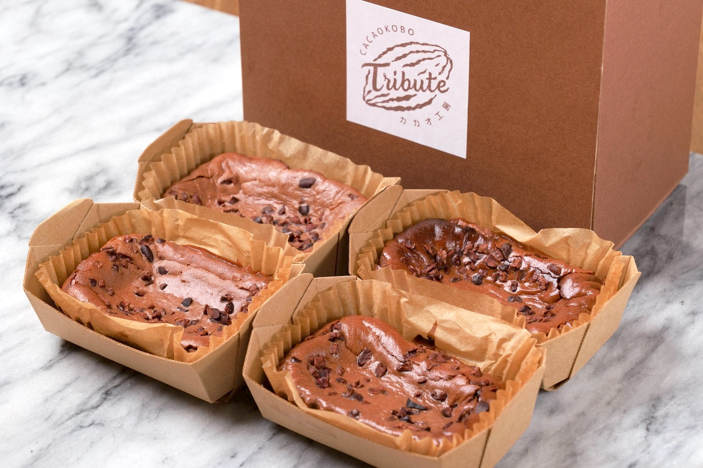 オリジナル・チョコレート・チーズケーキ 4個入り
