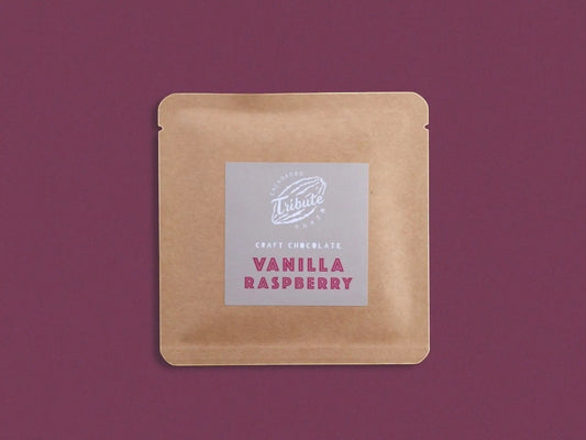 CACAOKOBO TRIBUTE Vanilla Raspberry Chocolate Bar